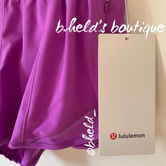 lululemon Hotty Hot High-Rise Lined Short 2.5" Moonlit Magenta Size 2 New NWT - Picture 3 of 16